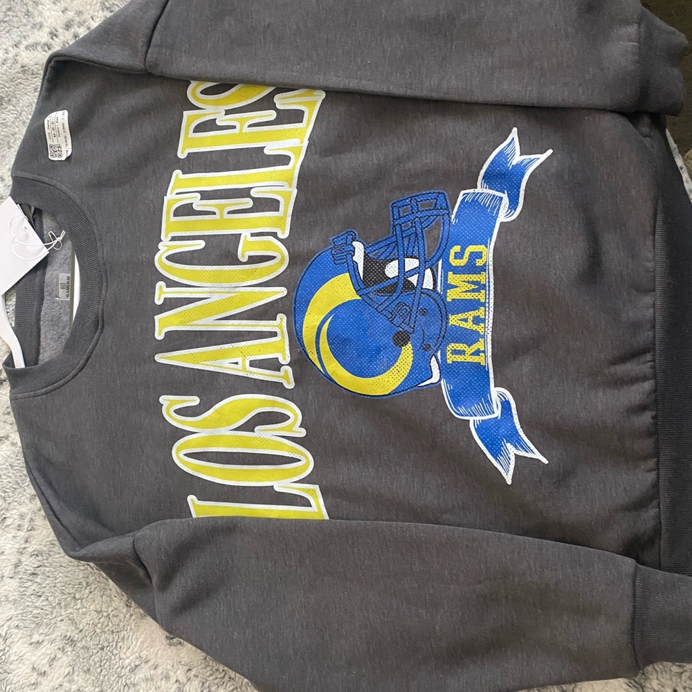Los Angeles Rams Gray Crewneck Sweater